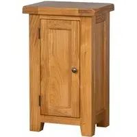 Somer Oak 1 Door Hall Cabinet - Wax, Oak