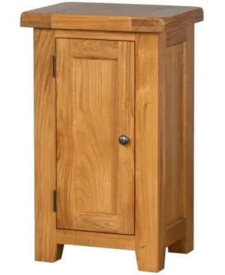 Somer Oak 1 Door Hall Cabinet - Wax, Oak