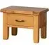 Somer Oak 1 Drawer Side Table - Wax