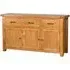 Somer Oak 150cm 3 Door Sideboard - Wax