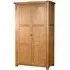 Somer Oak 2 Door Wardrobe - Wax