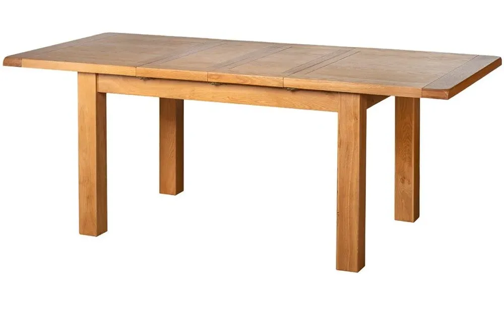 Somer Oak 4 Seater Extending Dining Table - Wax
