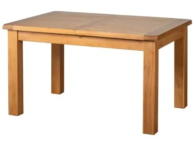 Somer Oak 4 Seater Extending Dining Table - Wax