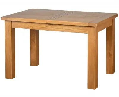 Somer Oak 4 Seater Extending Dining Table - Wax image