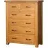 Somer Oak 4+2 Drawer Chest - Wax