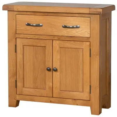 Somer Oak 80cm 2 Door Sideboard - Wax