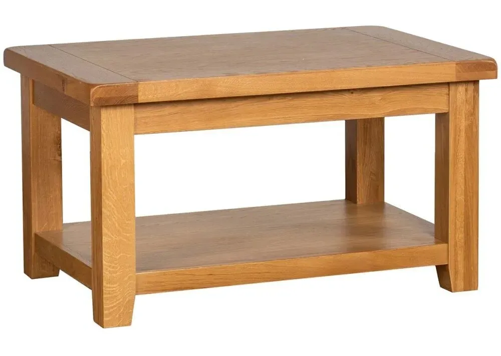Somer Oak 90cm Coffee Table - Wax