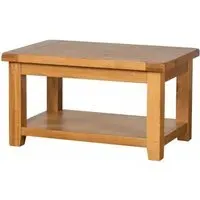 Somer Oak 90cm Coffee Table - Wax