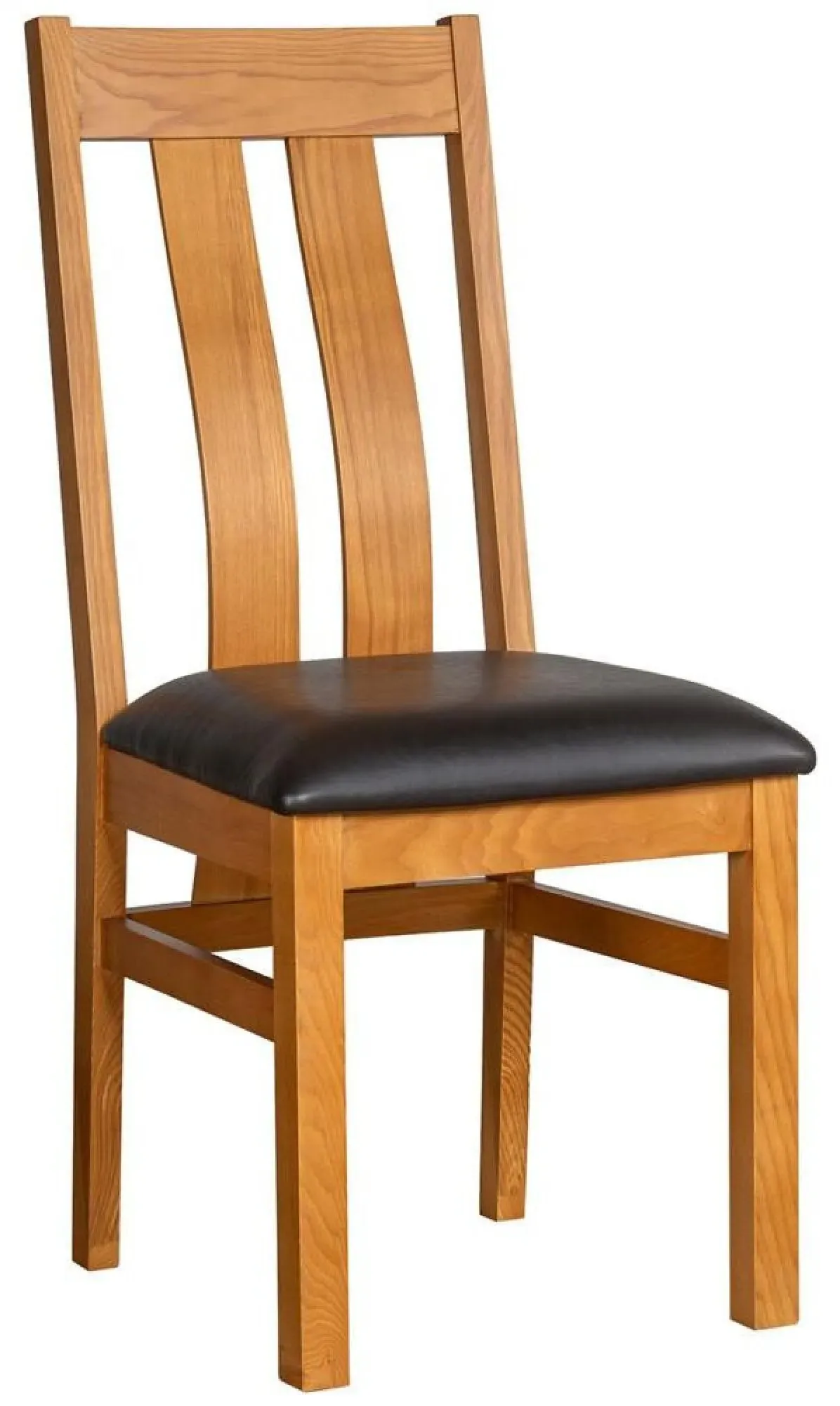 Somer Oak Arizona Slatted Back Dining Chair Set - Wax