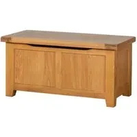 Somer Oak Blanket Box - Wax