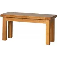 Somer Oak Dining Bench - Wax