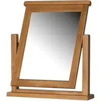 Somer Oak Dressing Mirror - Wax