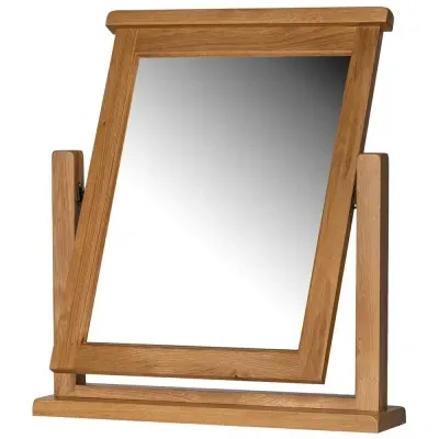 Somer Oak Dressing Mirror - Wax image