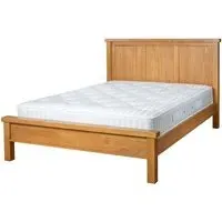 Somer Oak King Size Bed Frame - Wax