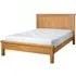 Somer Oak King Size Bed Frame - Wax
