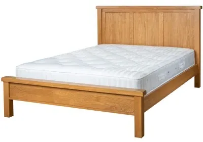 Somer Oak King Size Bed Frame - Wax image
