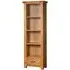 Somer Oak Narrow Bookcase - Wax, Oak