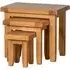 Somer Oak Nest of 3 Tables - Wax