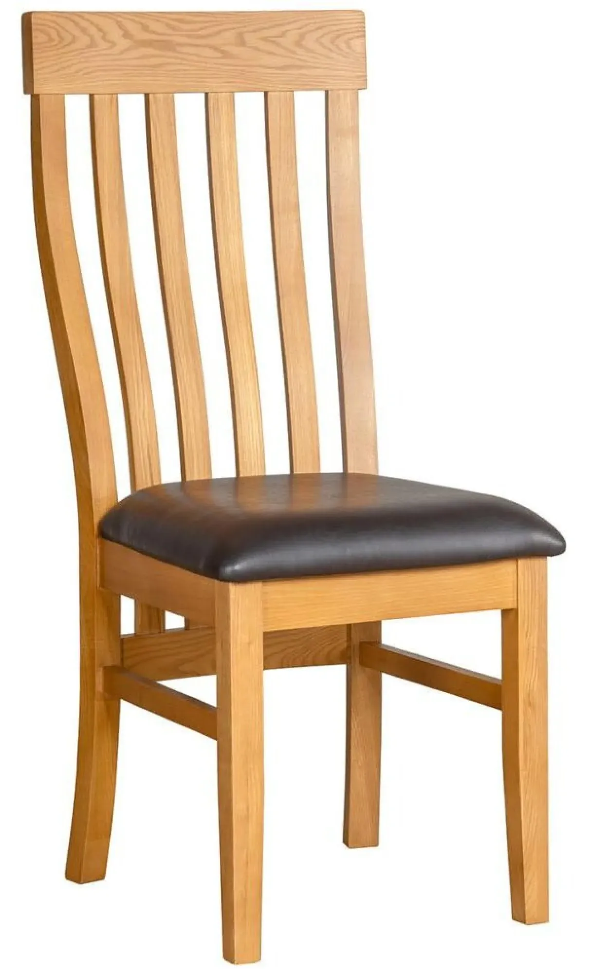 Somer Oak Toulouse Slatted Back Dining Chair Set - Wax