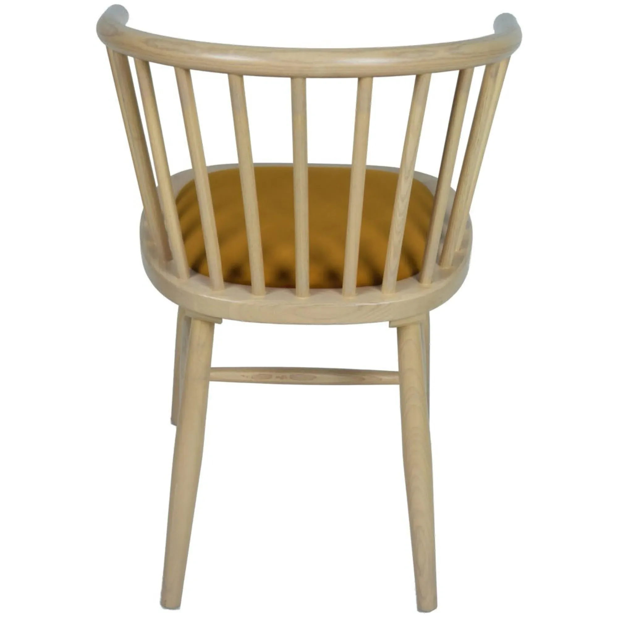 Twyford Curved Dining Chair Set of 2 - Mustard
