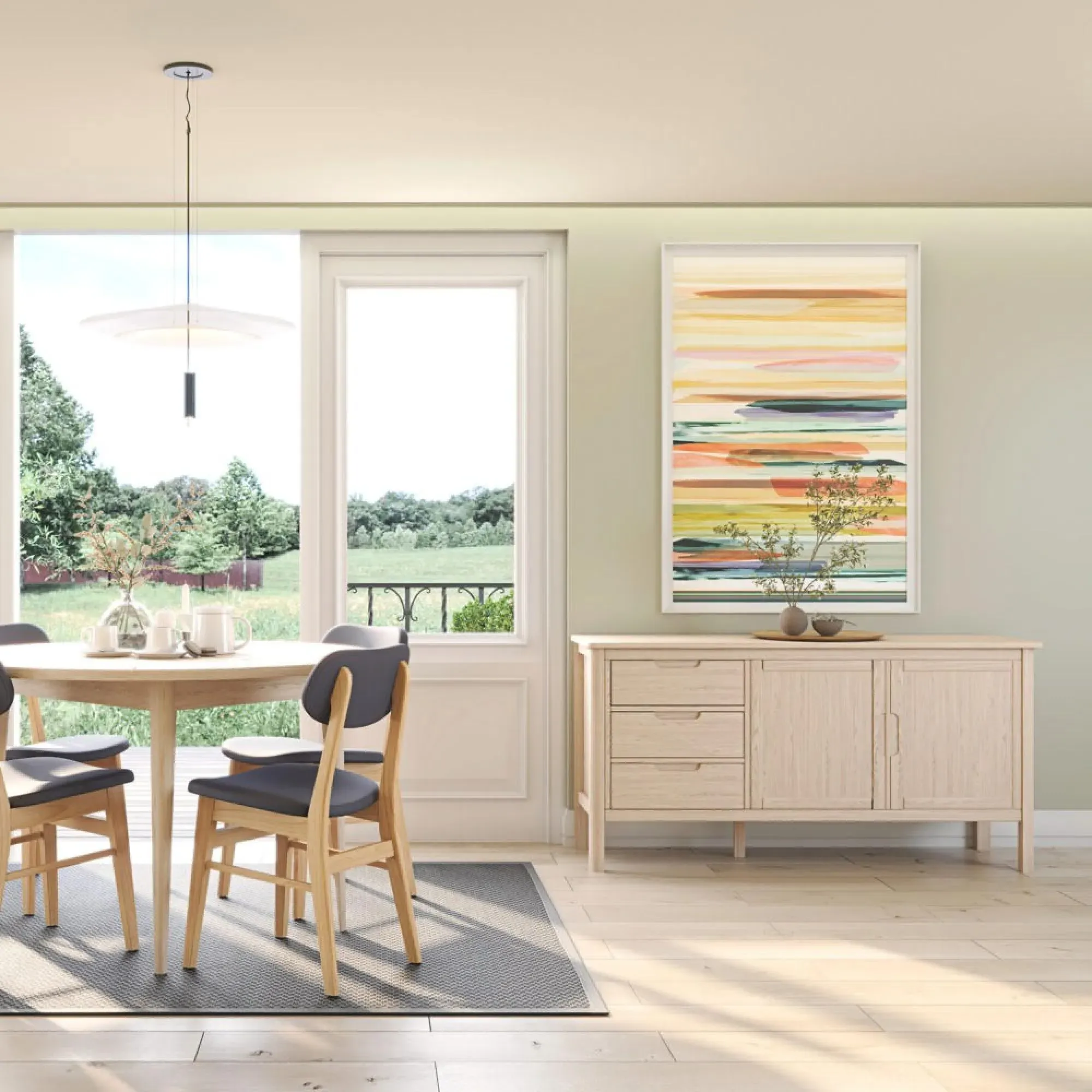 Twyford Dining Chair Set of 2 - Dark Grey