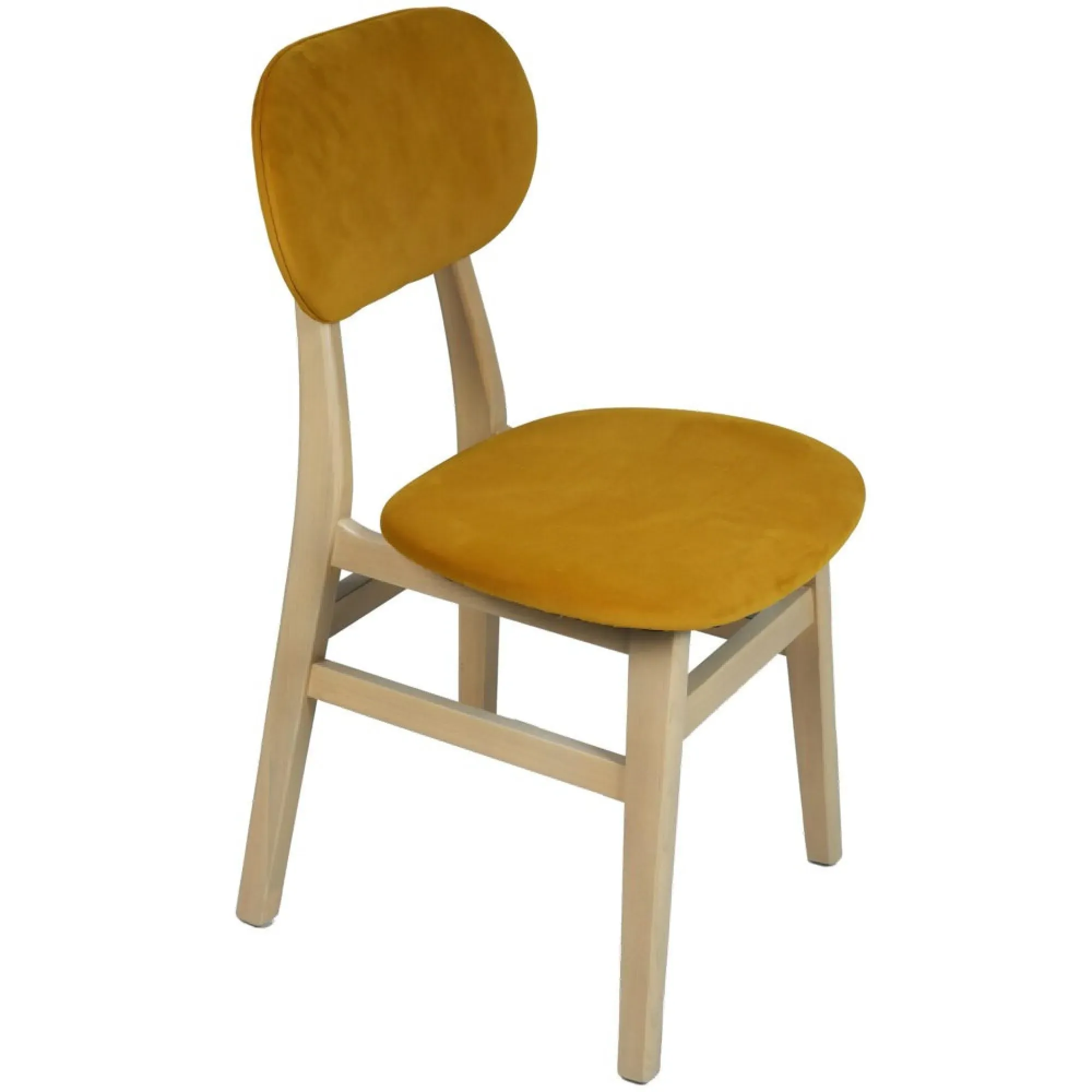 Twyford Dining Chair Set of 2 - Mustard