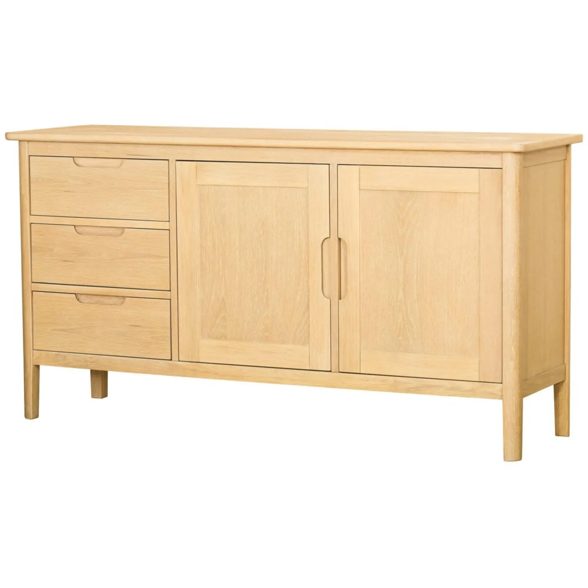 Twyford Oak 150cm 2 Door Sideboard - Pale Oak