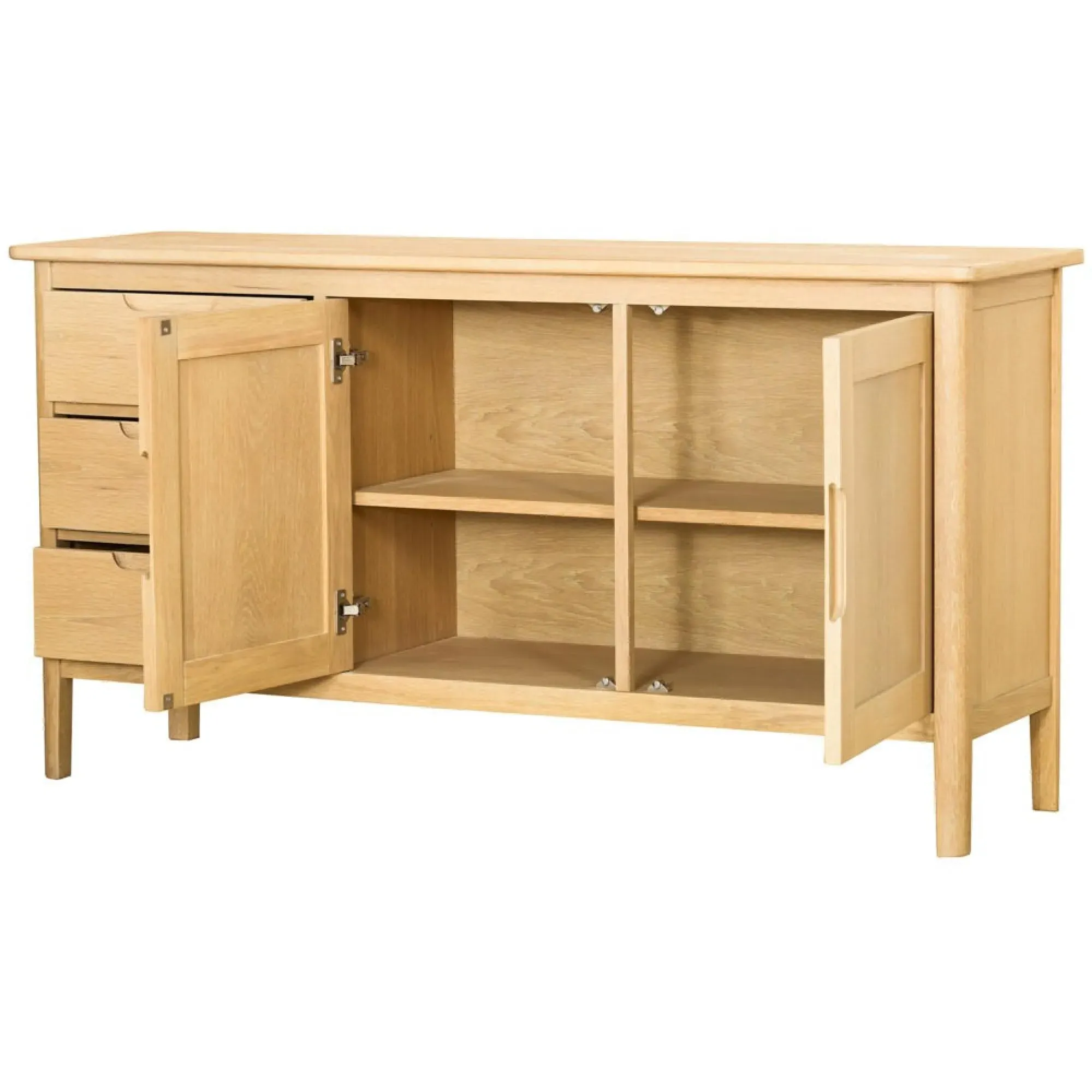 Twyford Oak 150cm 2 Door Sideboard - Pale Oak