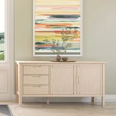 Twyford Oak 150cm 2 Door Sideboard - Pale Oak image