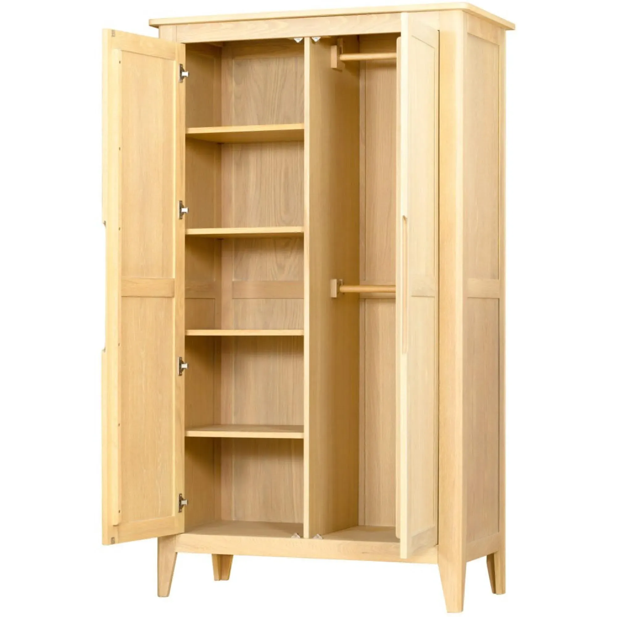 Twyford Oak 2 Door Wardrobe - Pale Oak
