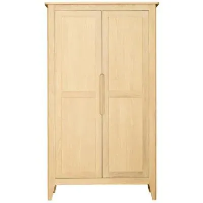 Twyford Oak 2 Door Wardrobe - Pale Oak