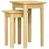Twyford Oak Nest of 2 Tables - Pale Oak