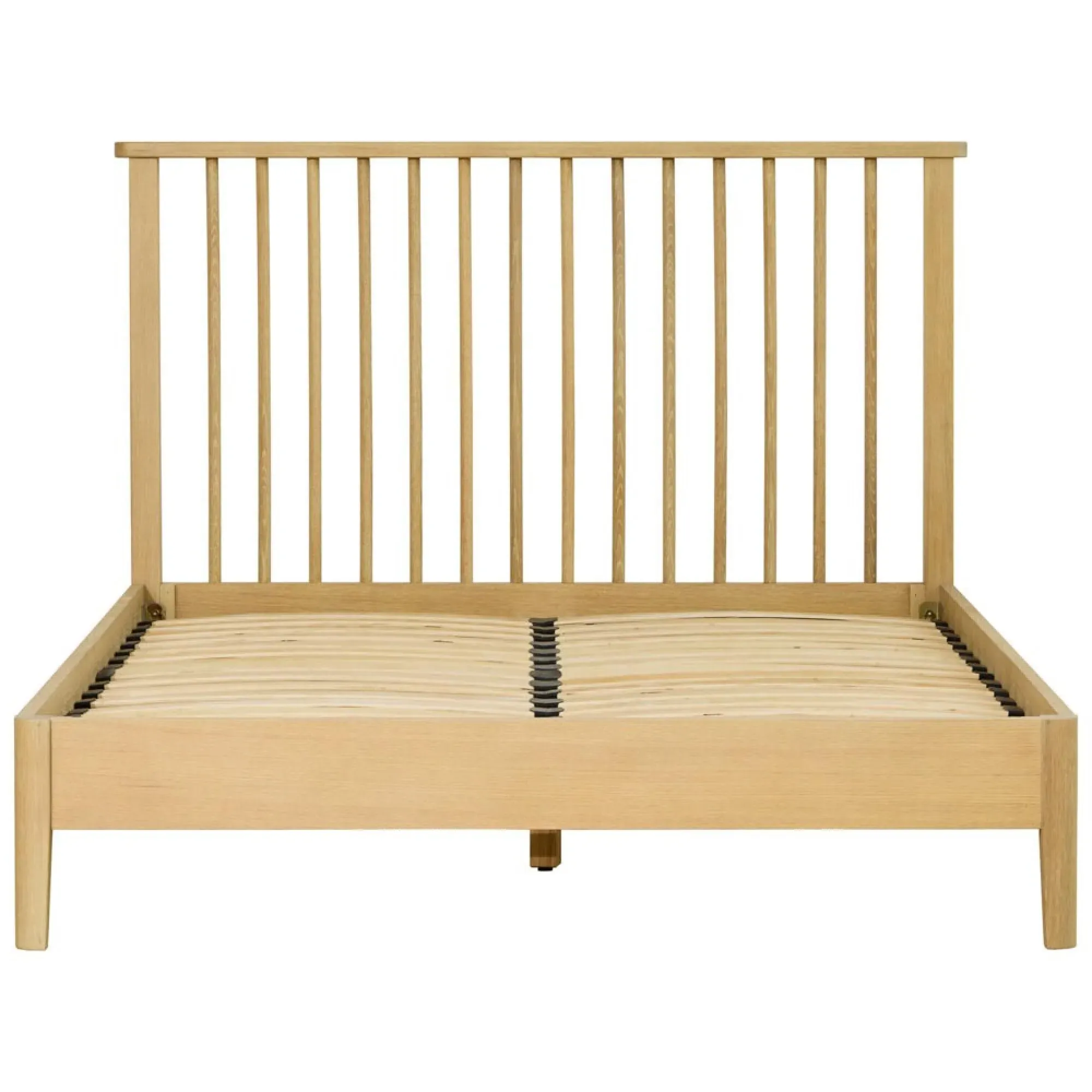 Twyford Oak Slatted Bed - Pale Oak