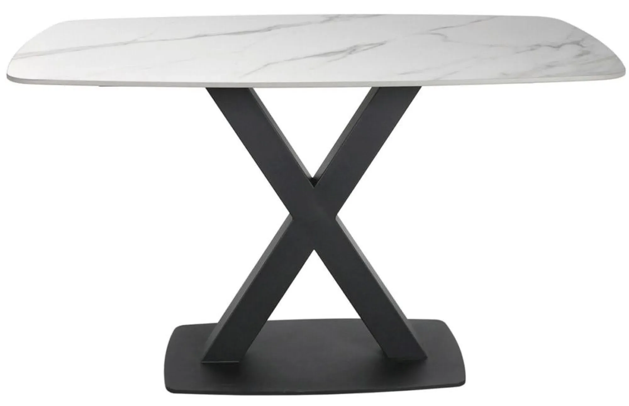 Vernal 4-Seater Dining Set with Malcom Swivel Chairs - Blue