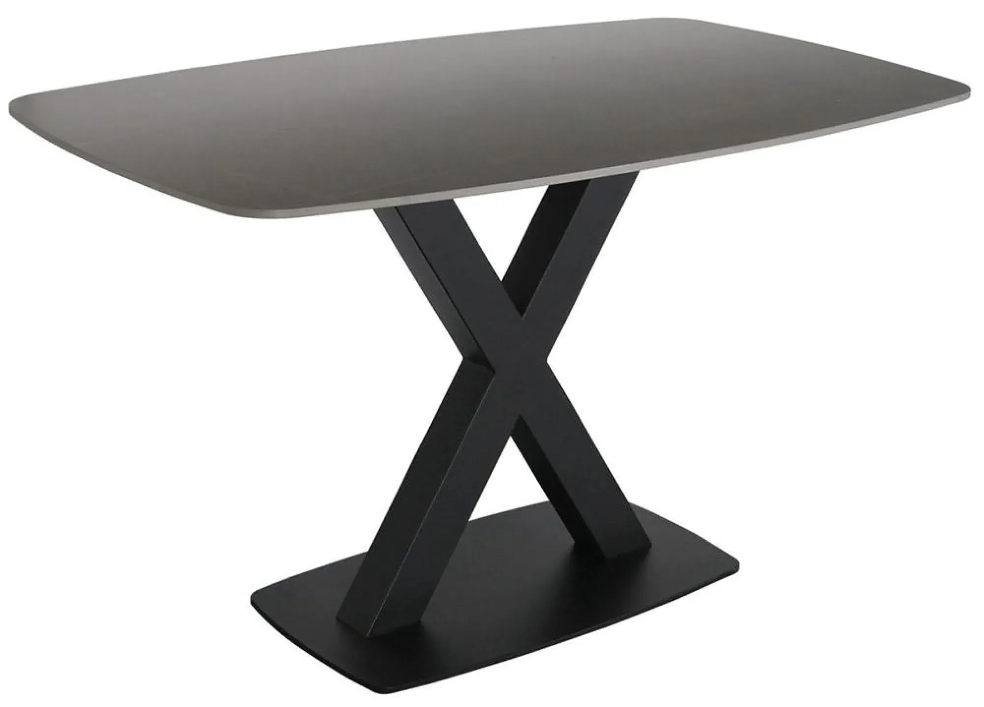 Vernal 4-Seater Dining Set with Malcom Swivel Chairs - Grey