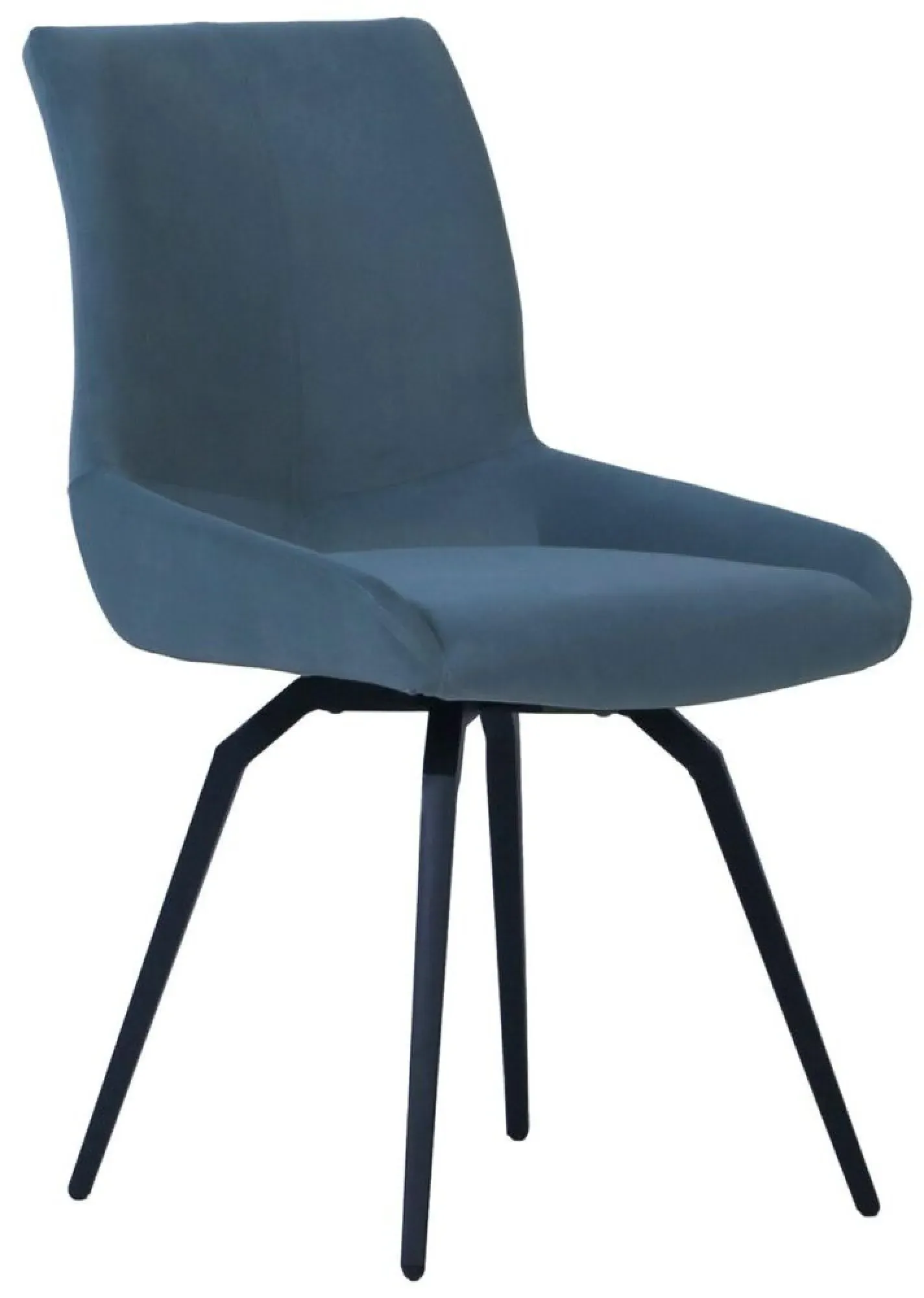 Vernal 4-Seater Dining Set with Malcom Swivel Chairs - Grey