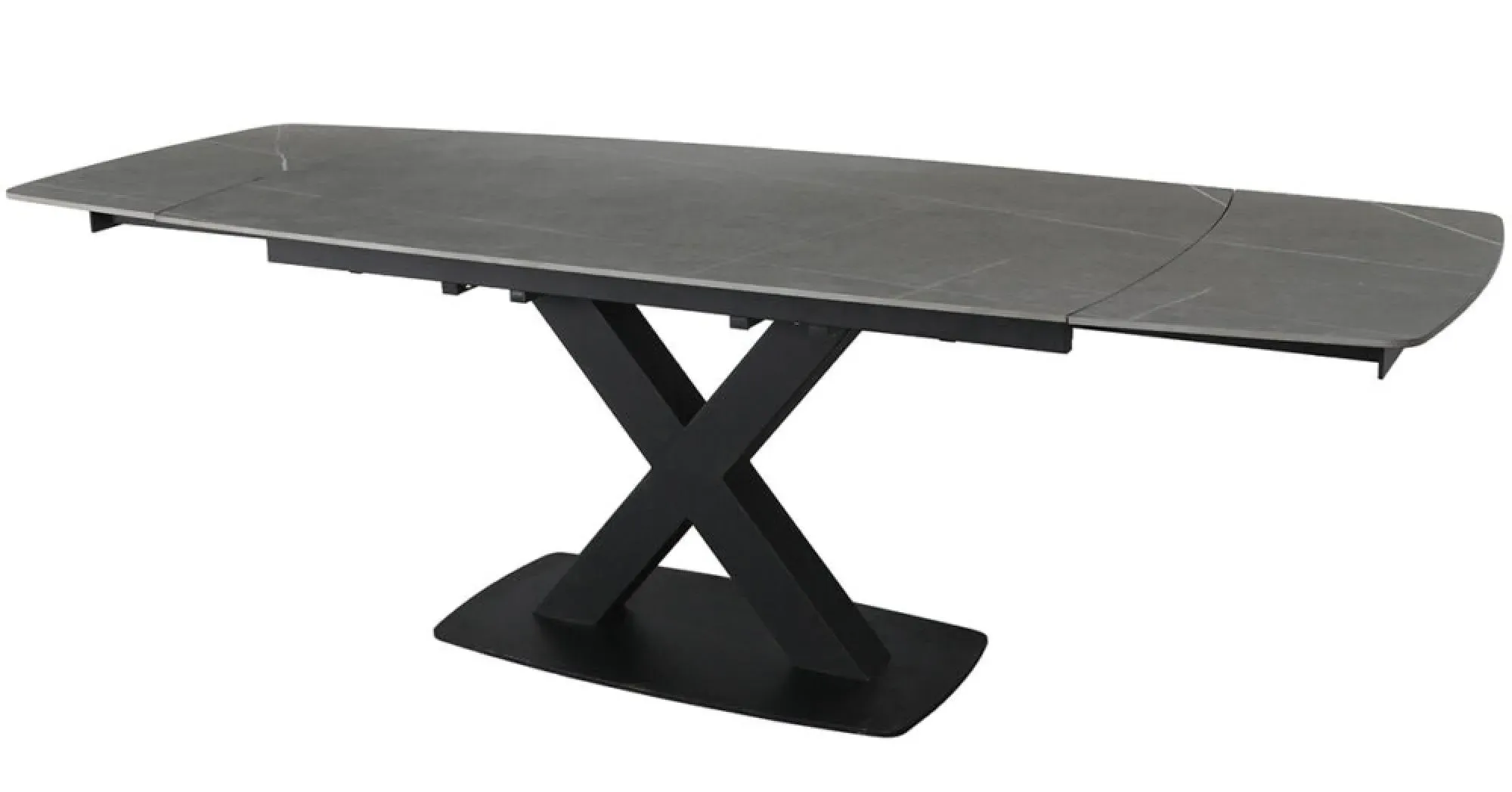 Vernal 6-8 Seater Extendable Dining Table - Grey, Sintered Stone
