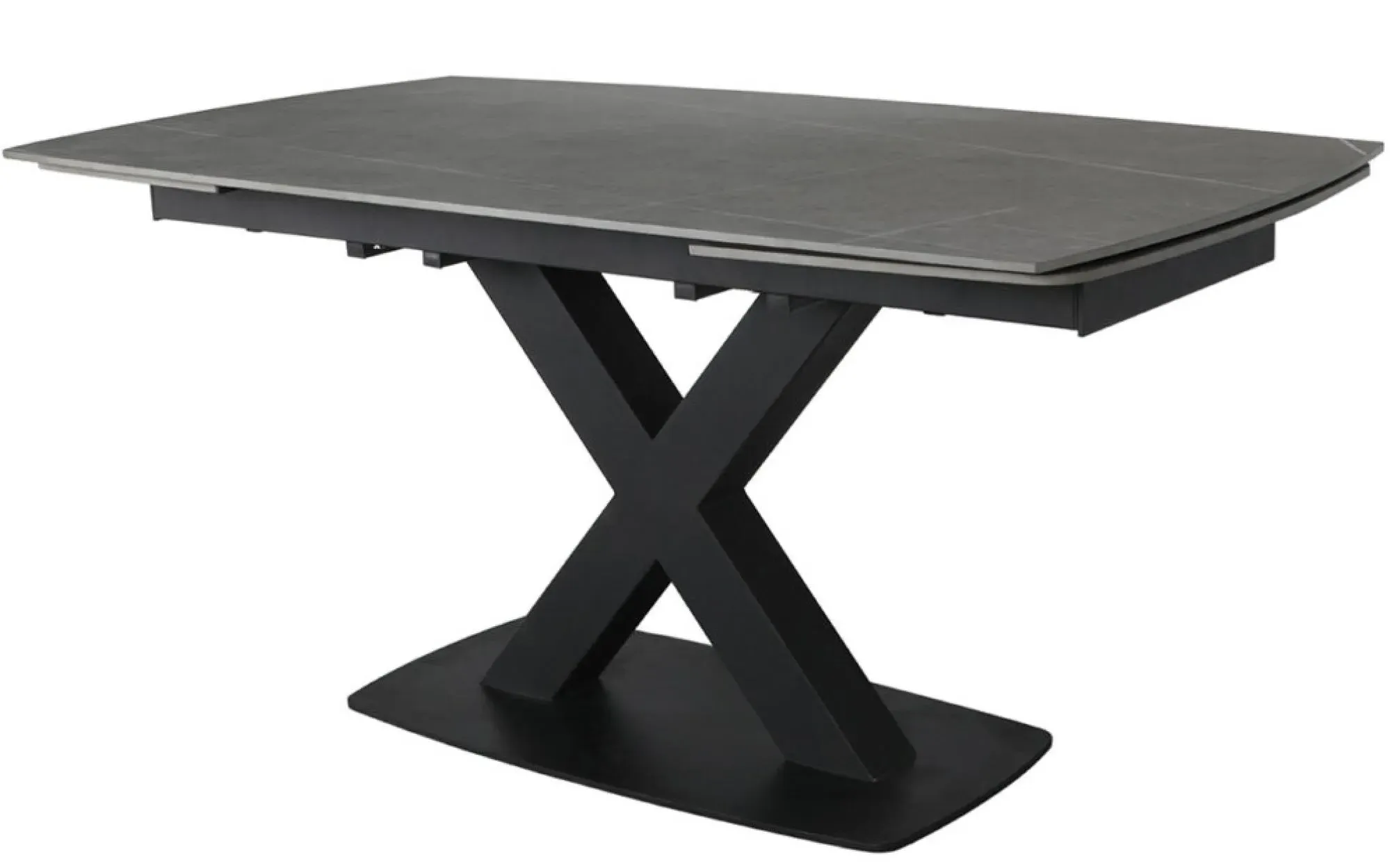 Vernal 6-8 Seater Extendable Dining Table - Grey, Sintered Stone
