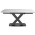 Vernal 6-8 Seater Extendable Dining Table - White, Sintered Stone