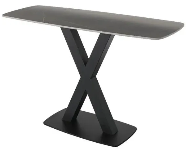 Vernal Console Table - Grey, Sintered Stone