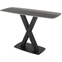 Vernal Console Table - Grey, Sintered Stone