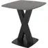 Vernal Square Lamp Table - Grey, Sintered Stone