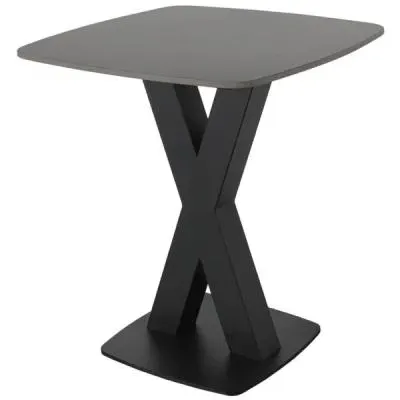 Vernal Square Lamp Table - Grey, Sintered Stone image