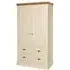Versailles 2 Door 2 Drawer Double Wardrobe - Ivory