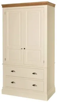Versailles 2 Door 2 Drawer Double Wardrobe - Ivory image