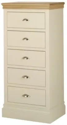 Versailles 5 Drawer Narrow Chest - Ivory image