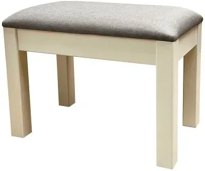 Versailles Padded Dressing Stool - Ivory image