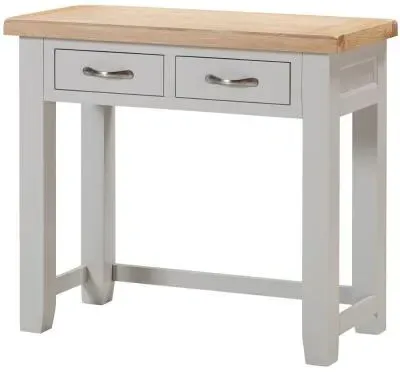 Wilmont 2 Drawer Dressing Table - Moon Grey, Oak image