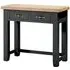 Wilmont 2 Drawer Dressing Table - Raven Black, Oak