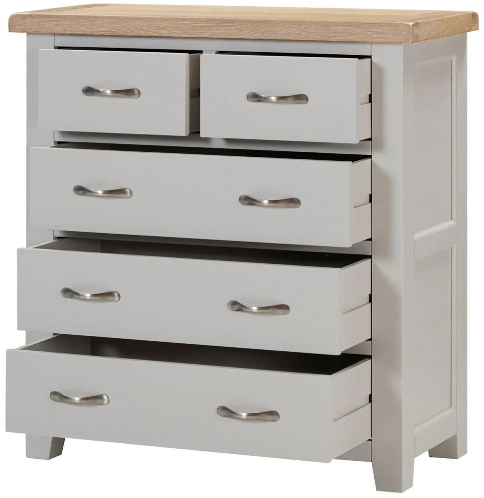 Wilmont 2+3 Drawer Chest - Moon Grey